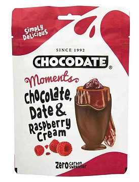 Chocodate Moments Финики с кремом из малины в молочном шоколаде 90 г