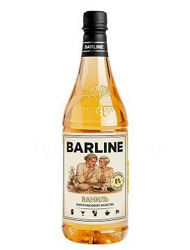 Сироп Barline Ваниль без сахара 1 л