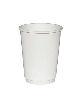 Стакан бумажный ThermoCup двухслойный 300 мл Белый