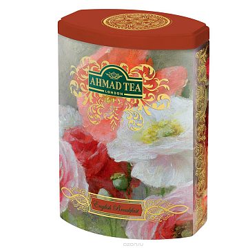 Чай Ahmad Tea English Breakfast черный листовой чай 100 гр (ж/б)