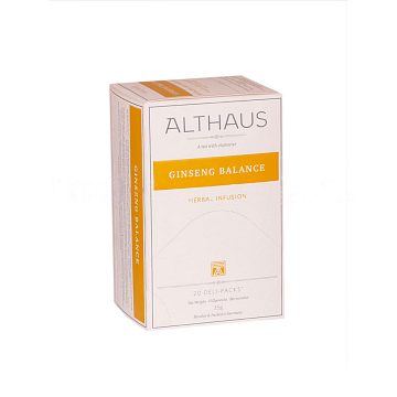 Чайный напиток Althaus Ginseng Balance травяной в пакетиках 20 шт