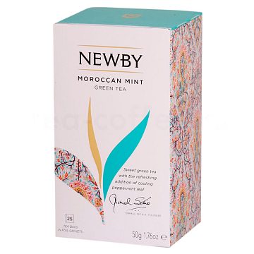 Чай Newby Марокканская Мята зеленый в пакетиках 25 шт