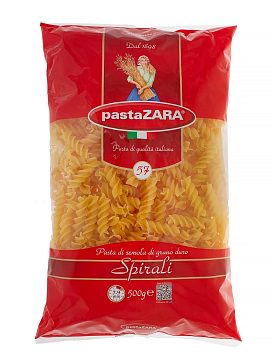 Pasta Zara Рожки рифленые №057 500 гр