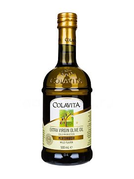 Colavita Масло оливковое нерафинированное высшее качество Extra Virgin Mediterranean 0,5 л