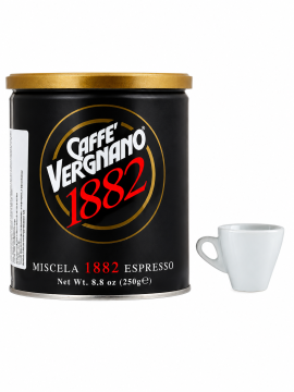 Кофе Vergnano Miscela 1882 Espresso молотый 250 г ж.б.