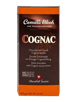 Camille Bloch Cognac Горький шоколад с коньяком 100 г