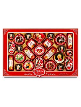 REBER Моцарт Большой набор шоколадных конфет с окном 850 г (306)