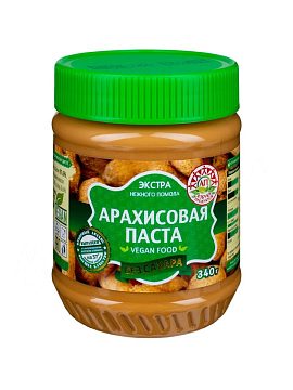 Паста АП Арахисовая без сахара 340 гр