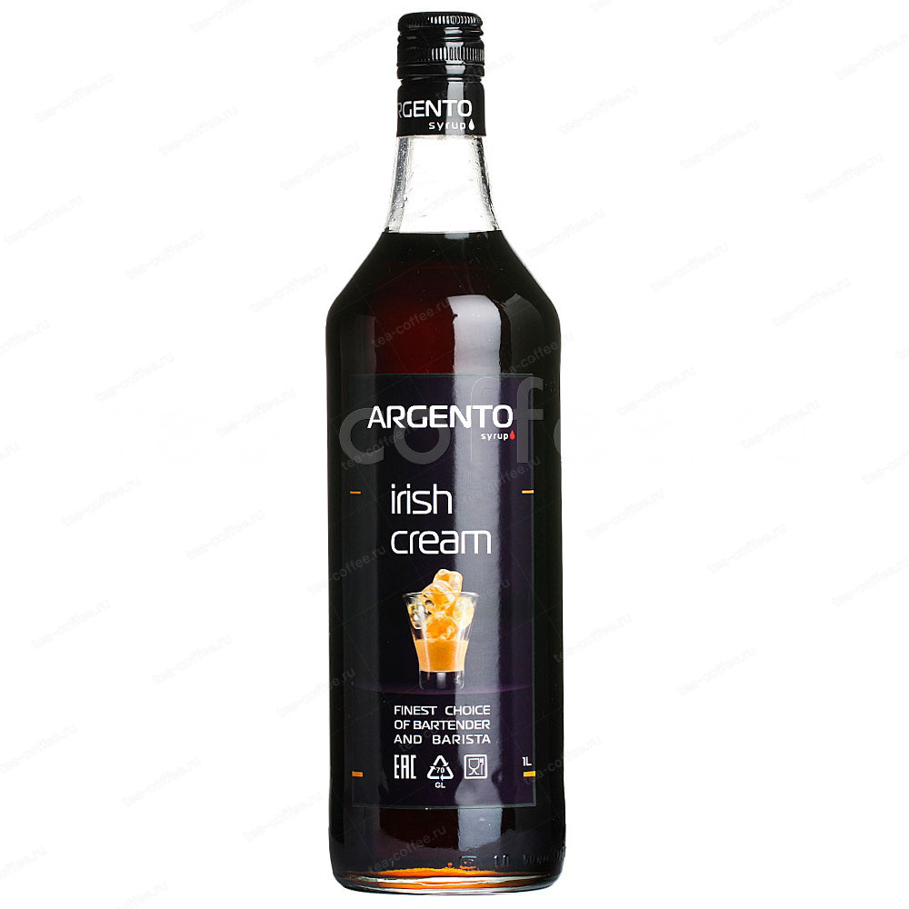 Сироп Argento Ирландский крем 1 л