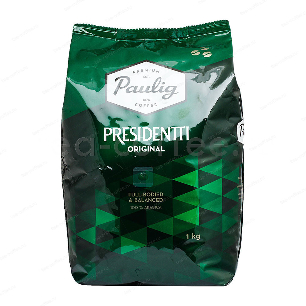 Кофе Paulig Presidentti Original в зёрнах 1 кг