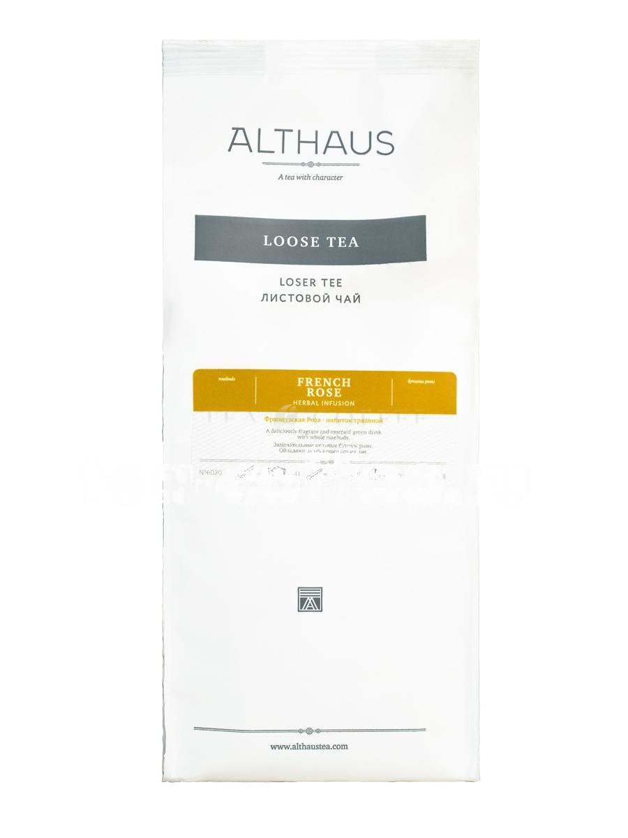 Чайный напиток Althaus French Rose травяной 125 гр