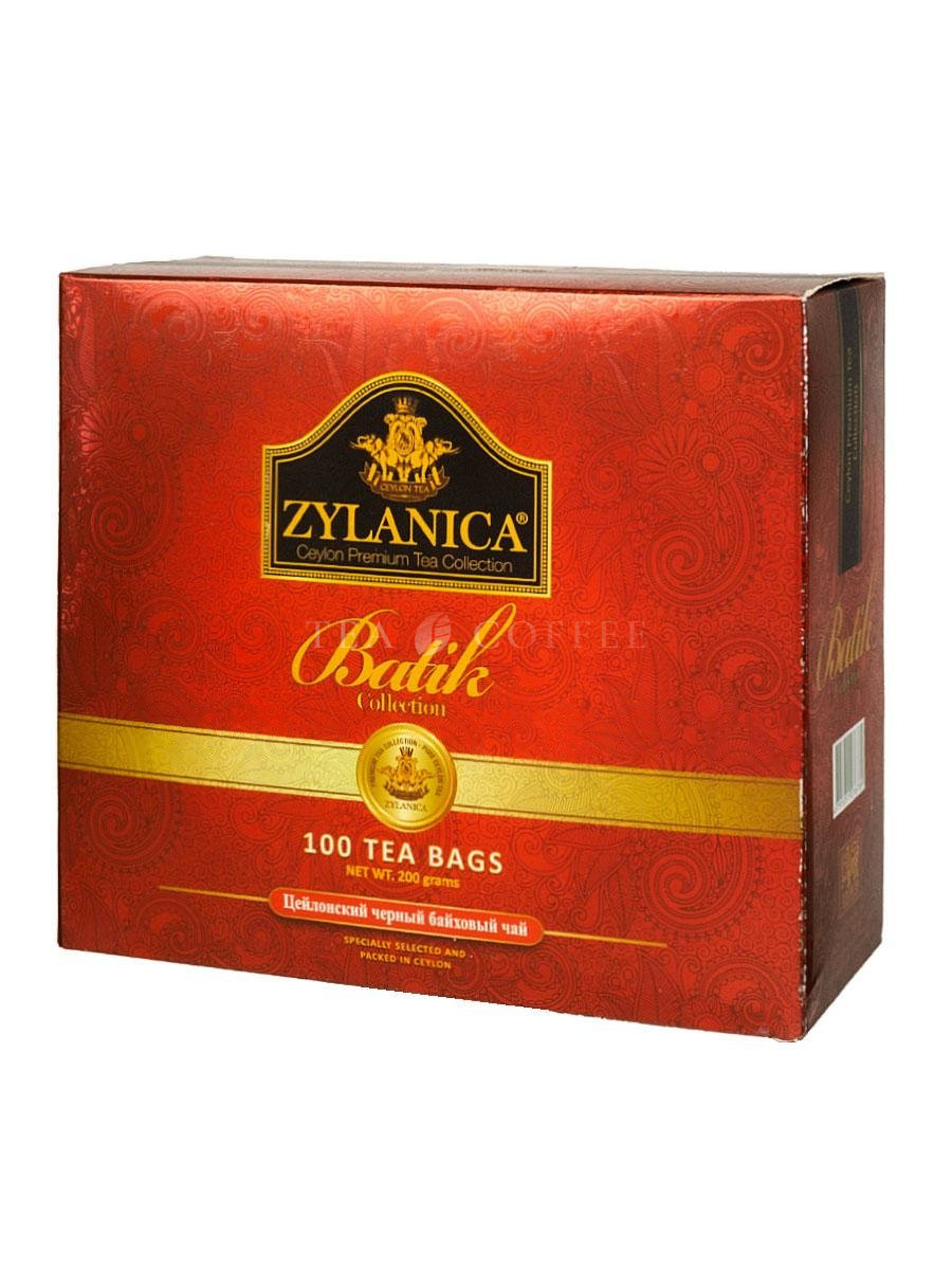 Чай Zylanica черный Батик Batic в пакетиках 100 шт