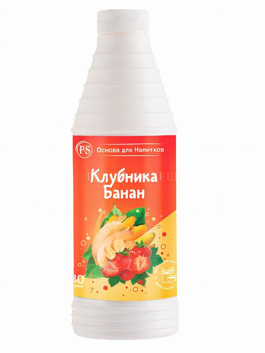 ProffSyrup Клубника-Банан Основа для напитков 1 кг