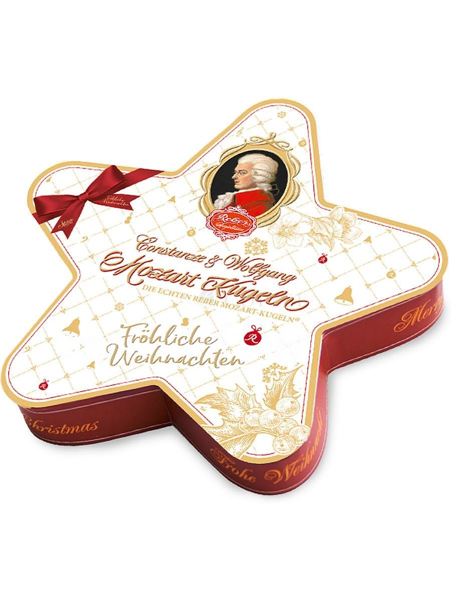 Reber Mozart - Подарочный набор “Рождественская звезда” 240 г