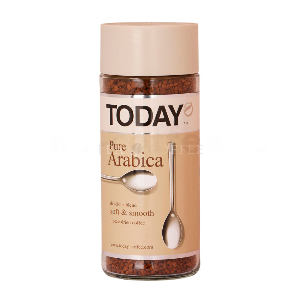 Кофе Today растворимый Pure Arabica 95 гр (ст.б.)