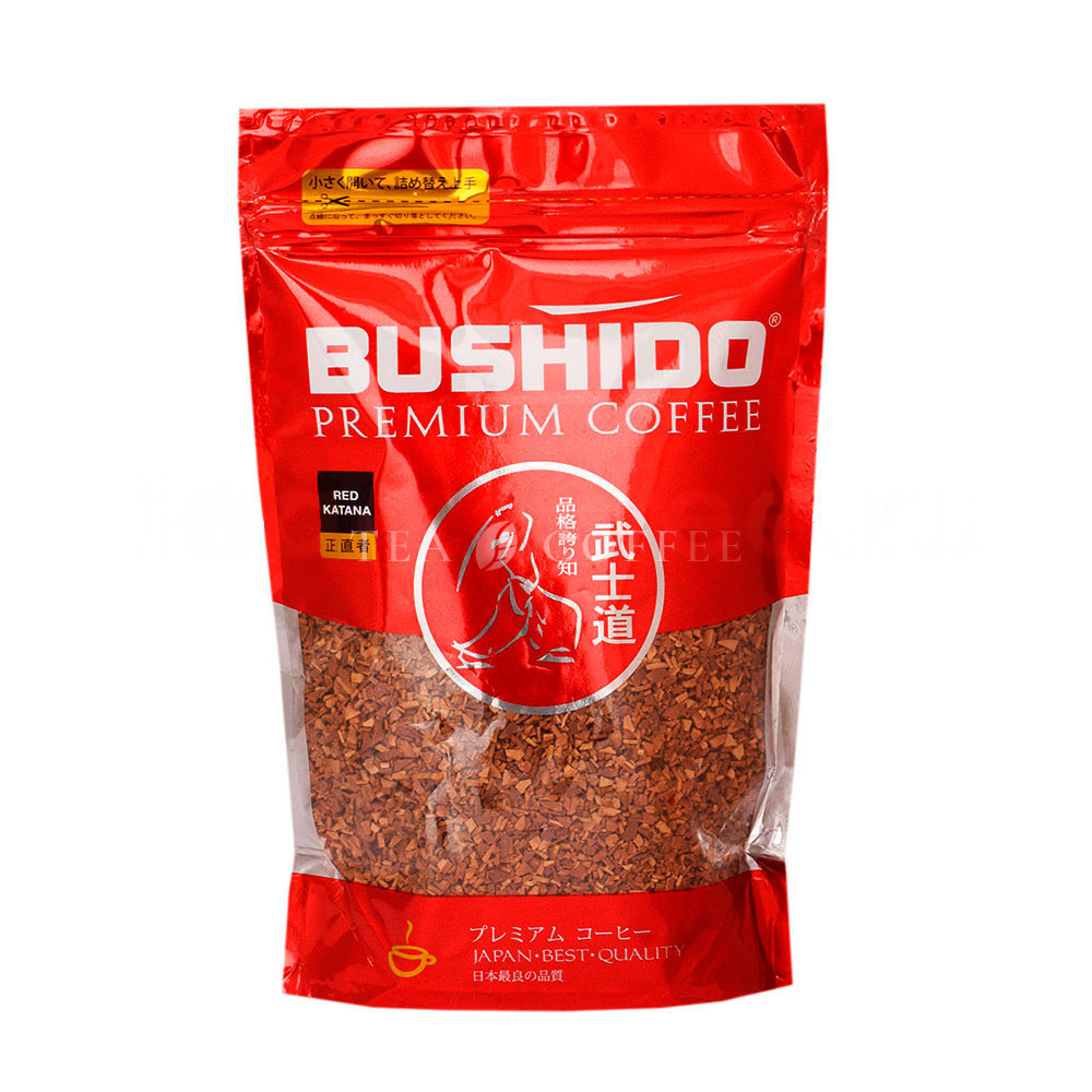 Кофе Bushido растворимый Red Katana 75 гр (пакет)