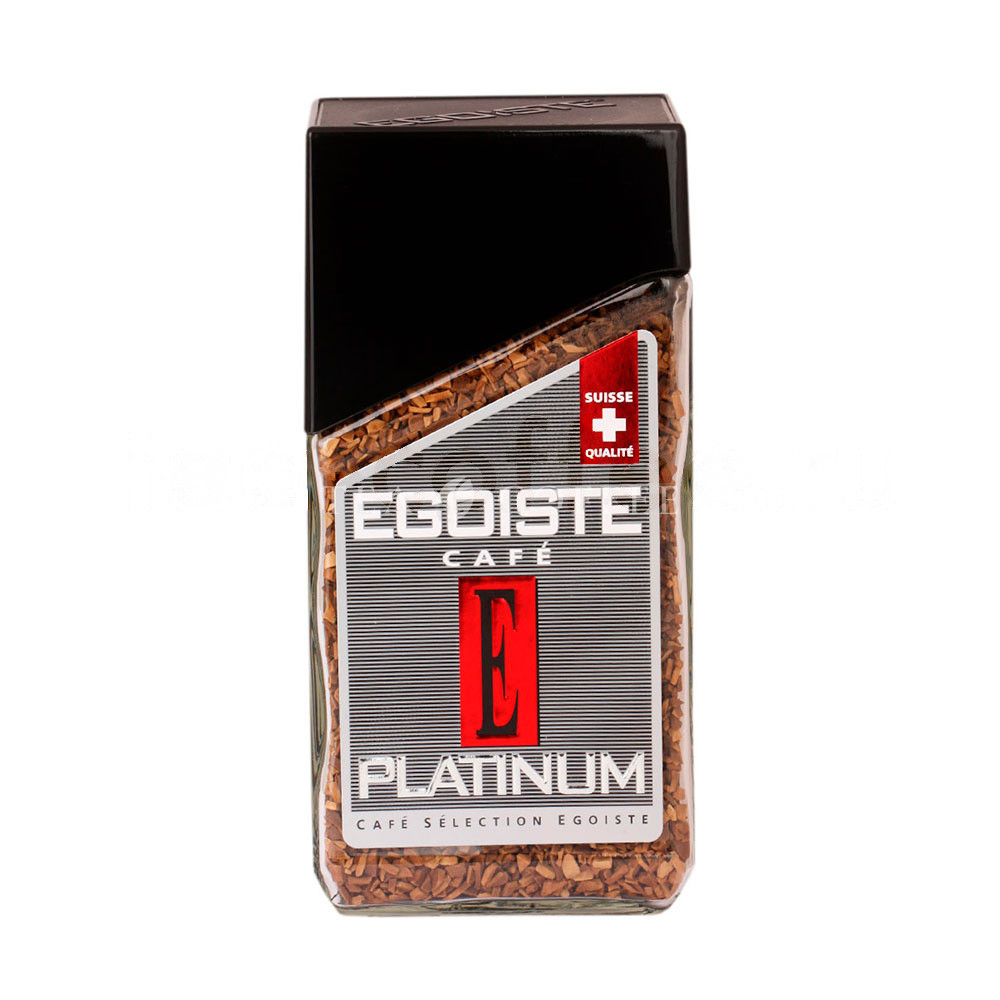 Кофе Egoiste растворимый Platinum 100 гр (ст.б.)