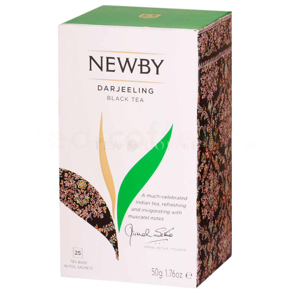 Чай Newby Darjeeling черный в пакетиках 25 шт