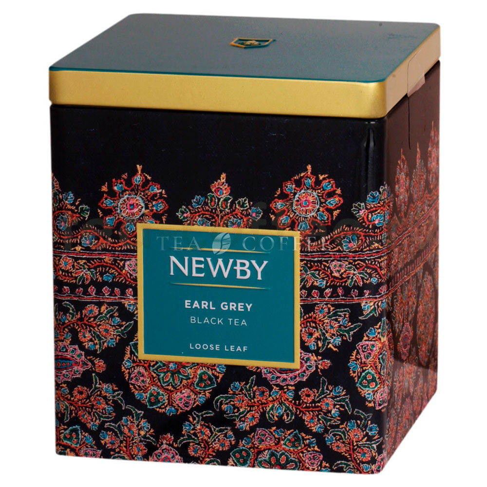 Чай Newby Earl Grey черный 125 гр в ж.б.