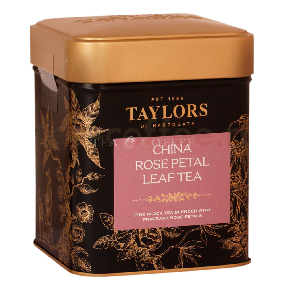 Чай Taylors of Harrogate China Rose Petal черный 125 гр в ж.б.