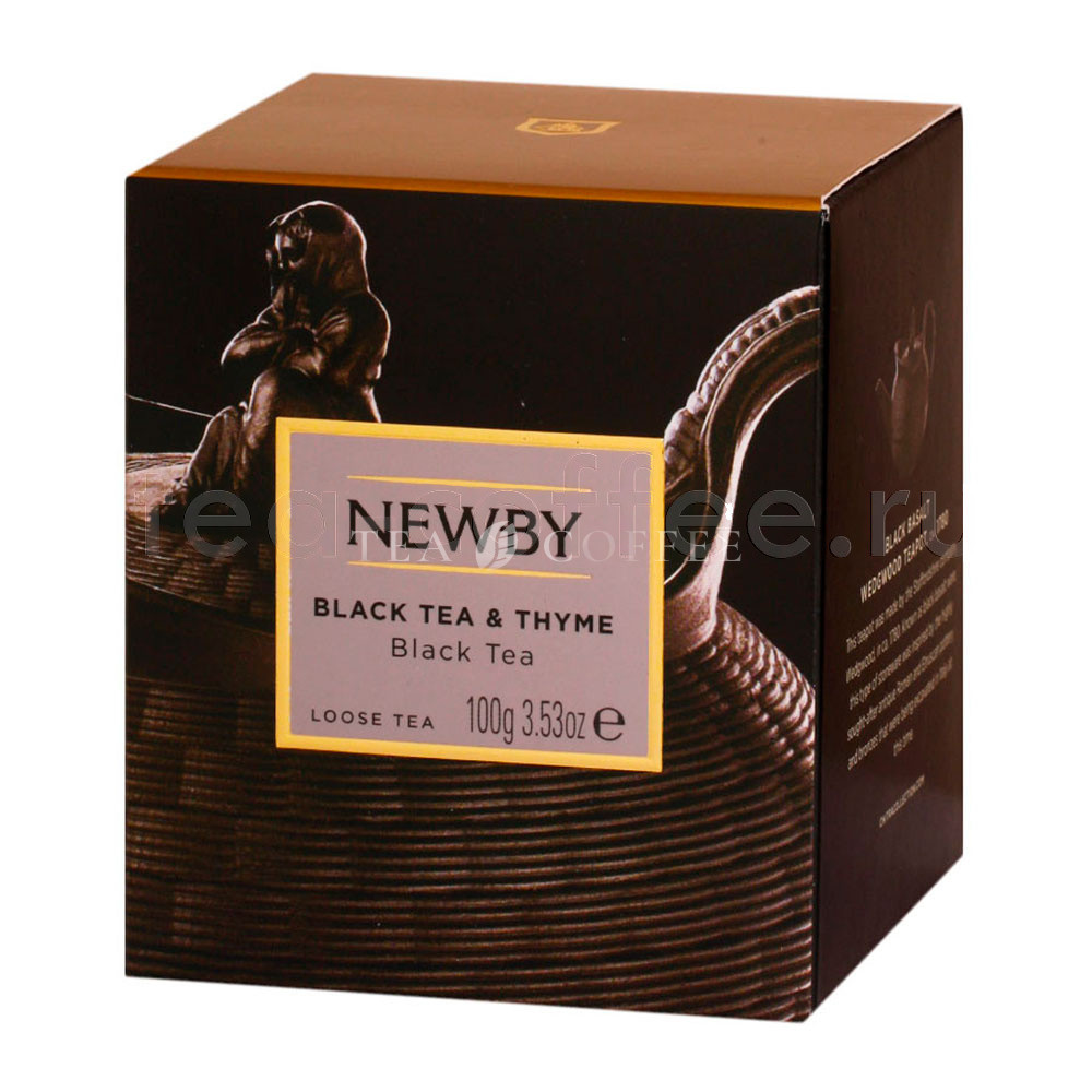 Чай Newby Black Tea & Thyme черный с чабрецом 100 гр