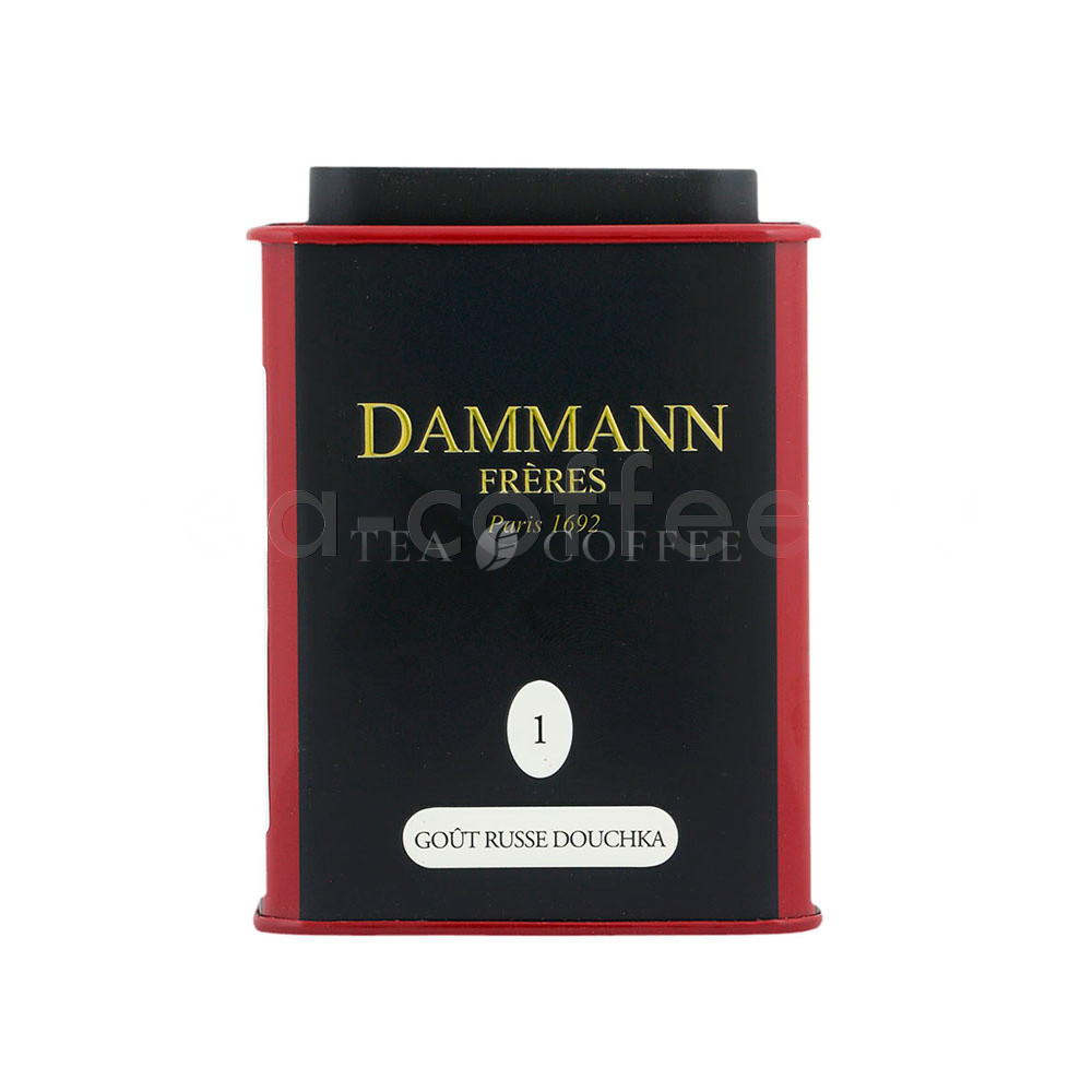 Чай Dammann Русский вкус Душка черный 100 гр в ж.б.