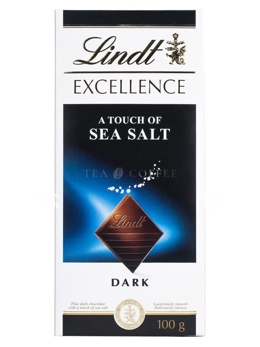 Lindt Excellence Темный шоколад с морской солью, плитка 100 гр