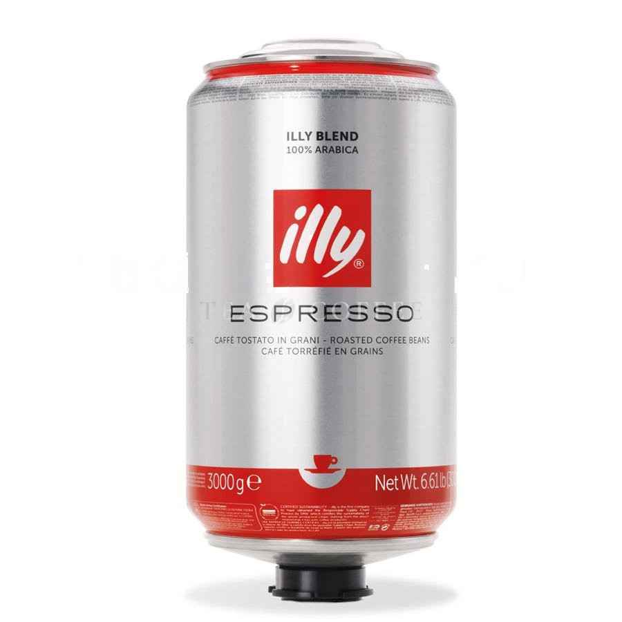 Кофе Illy в зернах Medium бочка 3 кг