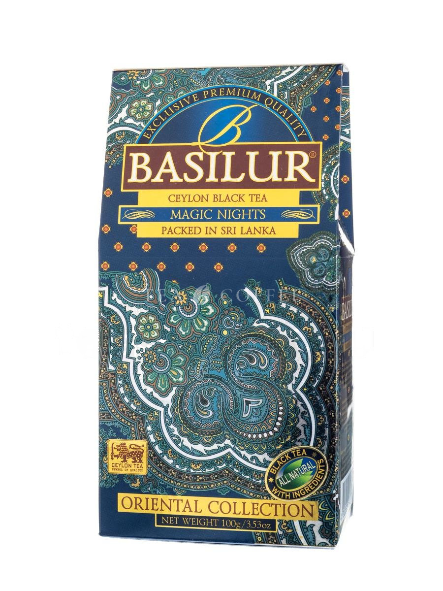 Чай Basilur Восточная Magic Nights черный 100 гр