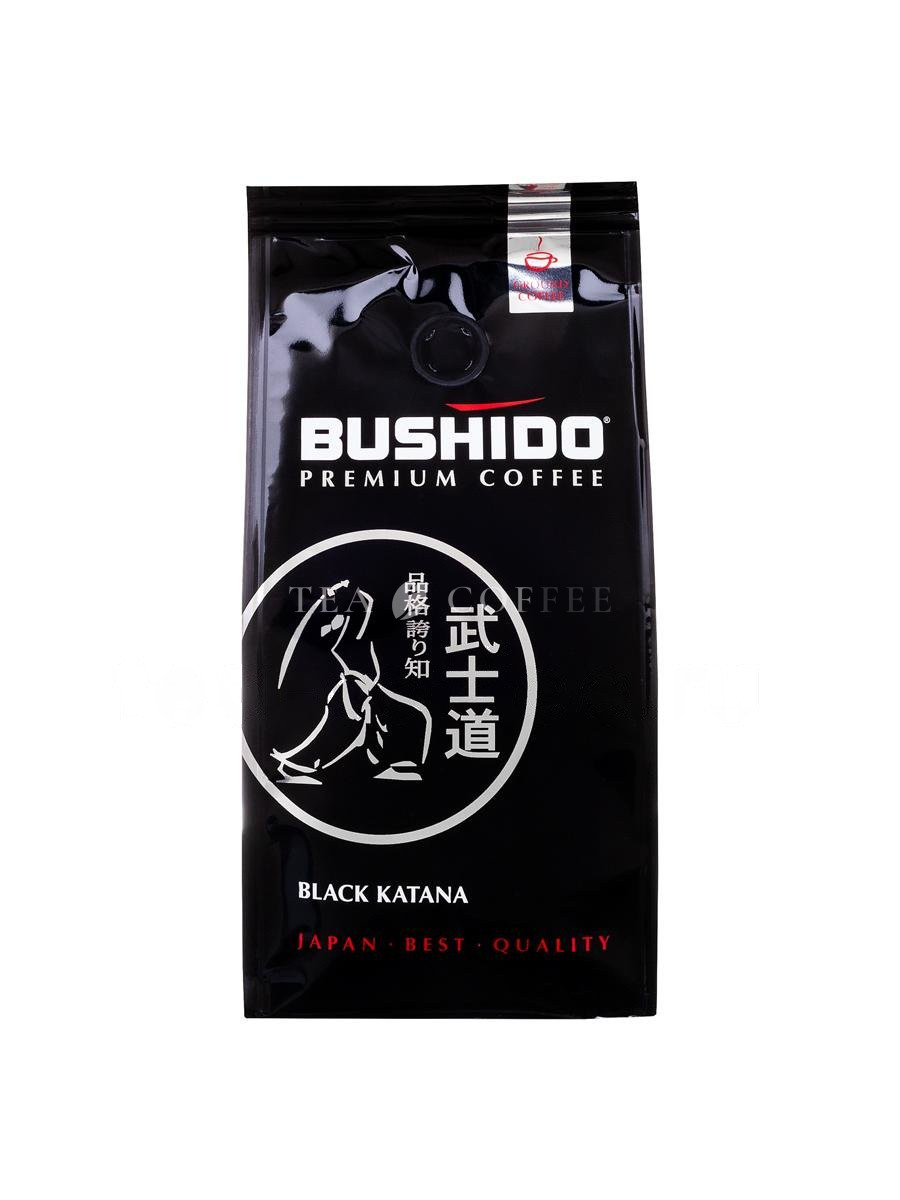 Кофе Bushido Black Katana молотый 227 гр