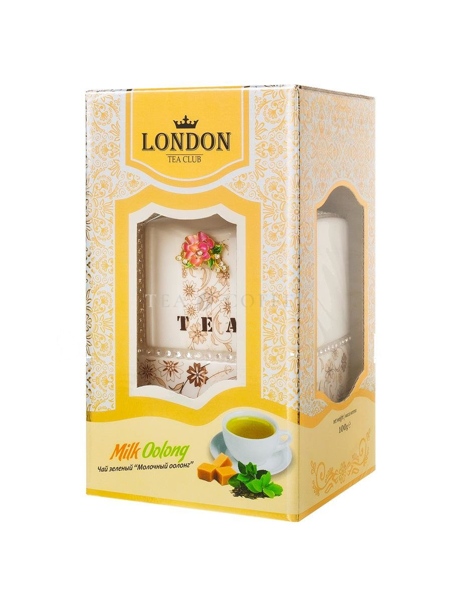 Чай London Tea Club Молочный улун 100 гр в фарфоровой чайнице 00003509