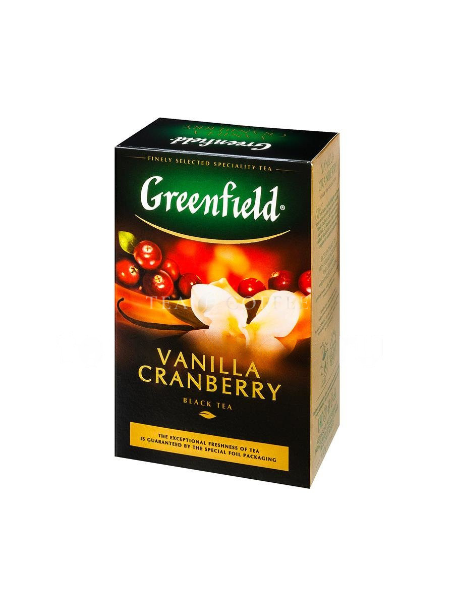 Чай Greenfield Vanilla Cranberry черны 100 гр