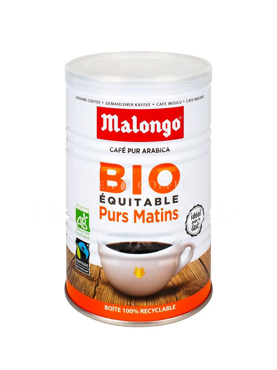 Кофе Malongo молотый Матан Лежер 250 гр (ж.б.)