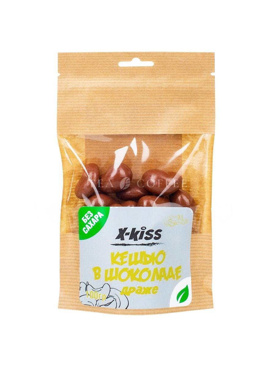 X-Kiss Кешью в молочном шоколаде без сахара 100 гр