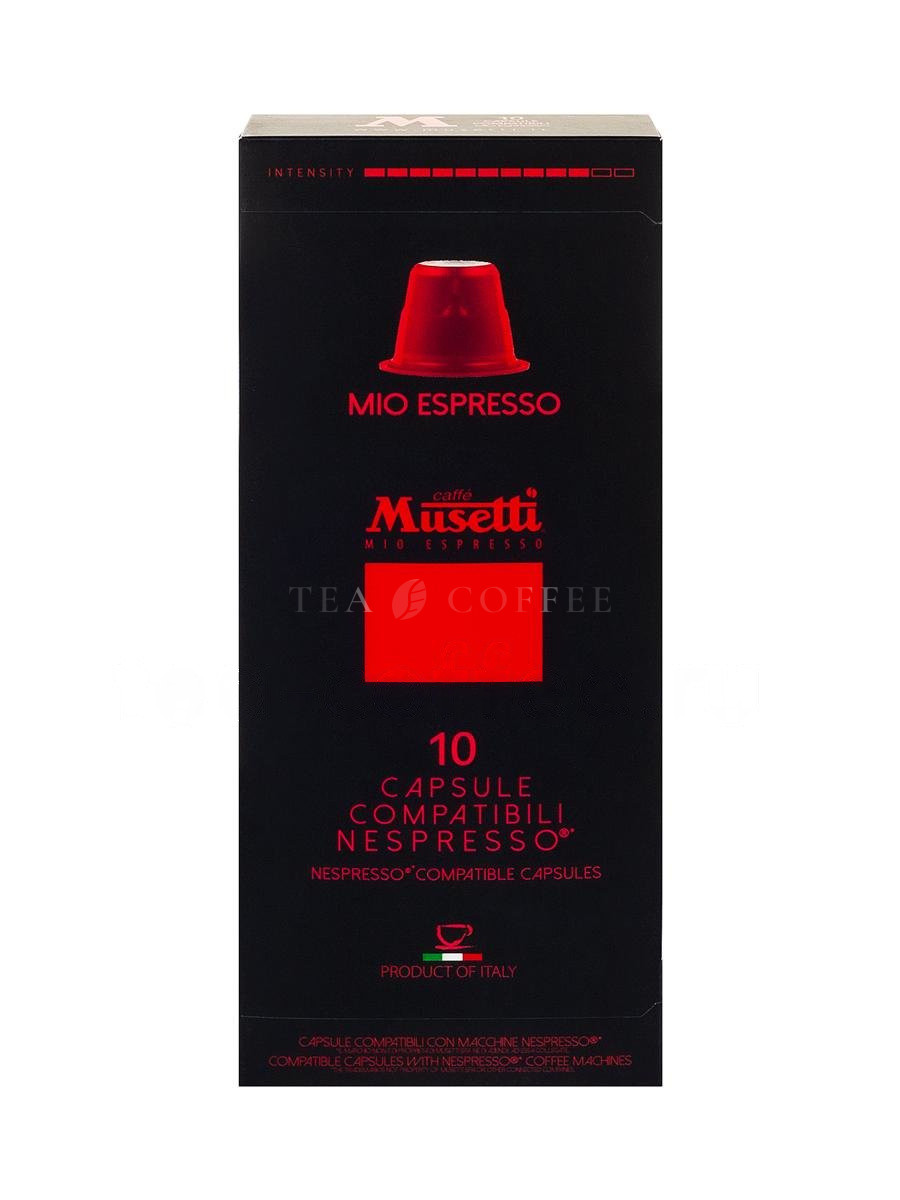 Кофе Musetti в капсулах Mio Espresso (для формата NESPRESSO)