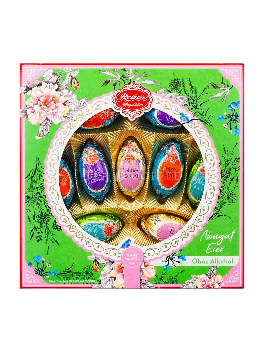 Reber Praline Eggs конфеты шоколадные ассорти Пасхальные яйца 180 гр