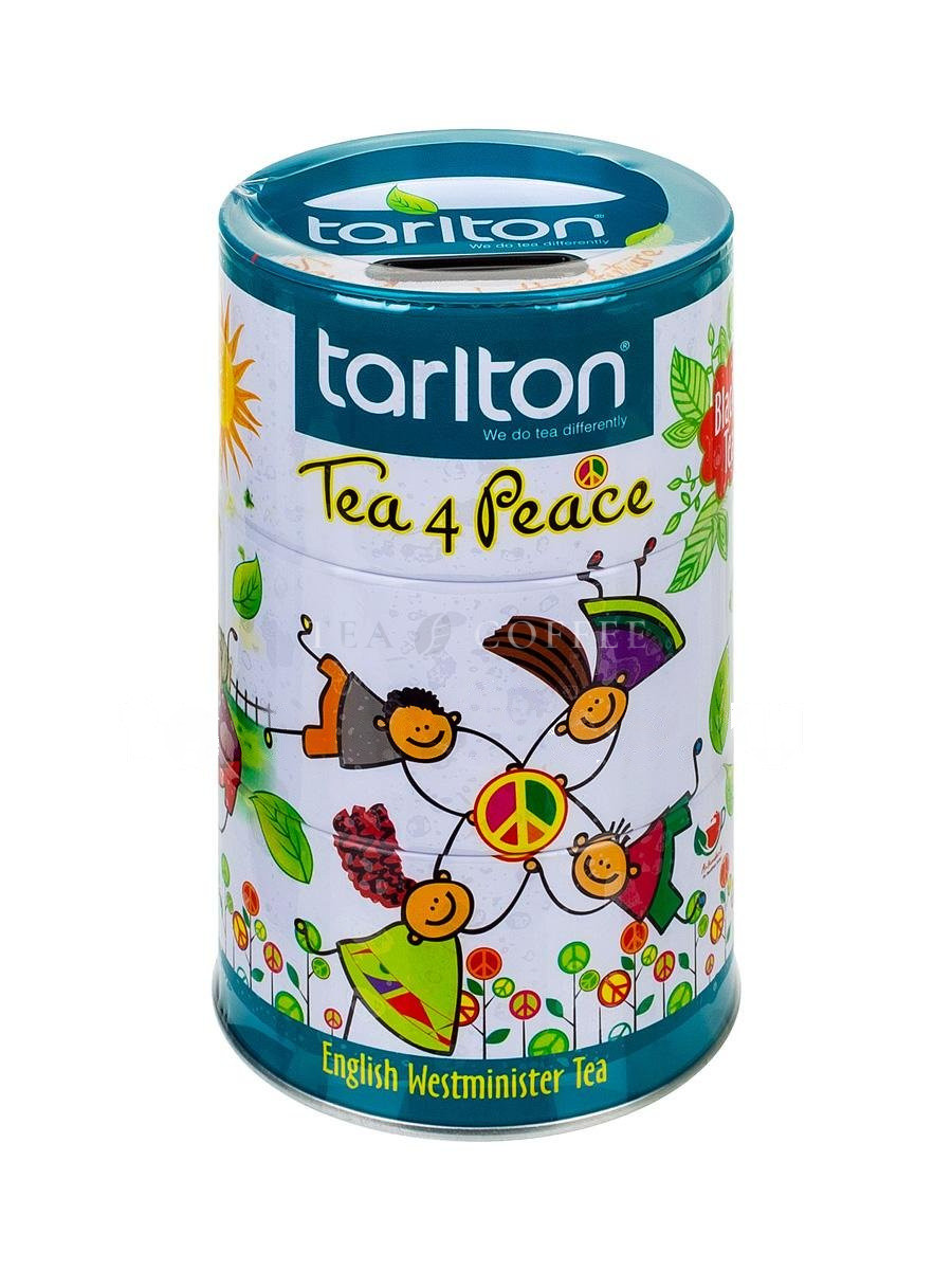 Чай Tarlton Дружба черный 100 гр ж.б. (с копилкой)