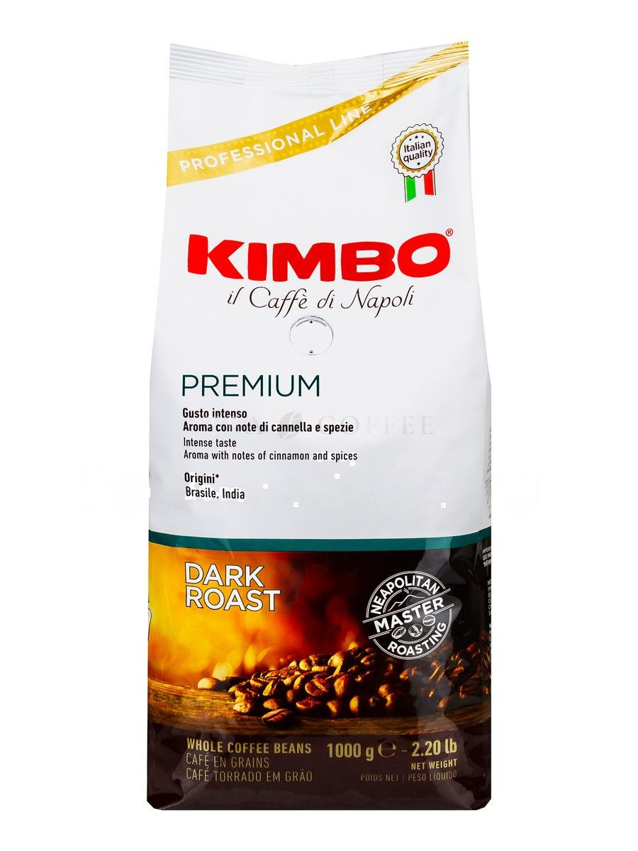 Кофе Kimbo Premium в зернах 1 кг