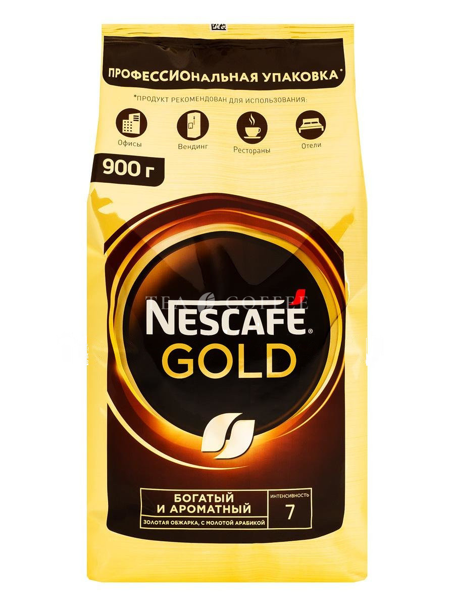 Кофе Nescafe Gold растворимый 900 гр
