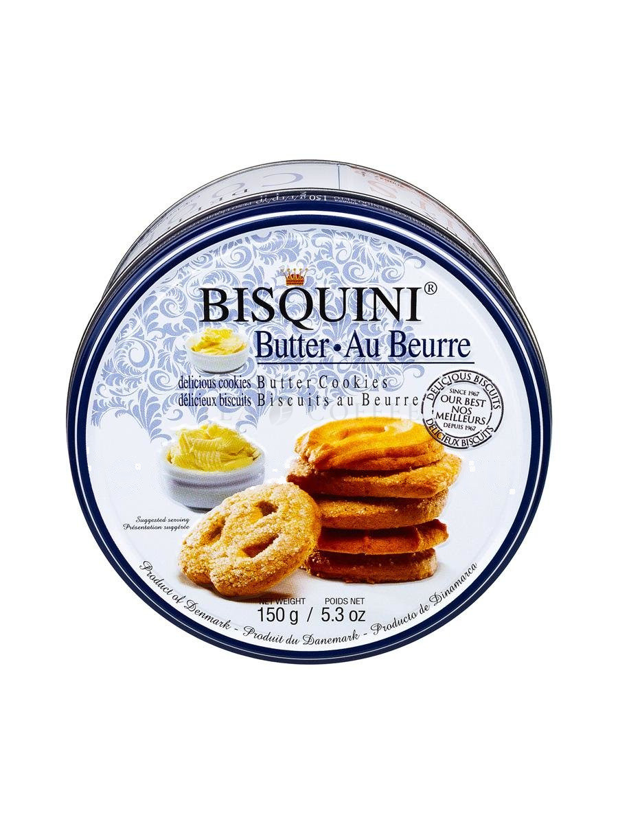 Bisquini Butter Печенье Датское 150 гр (Сливочное)