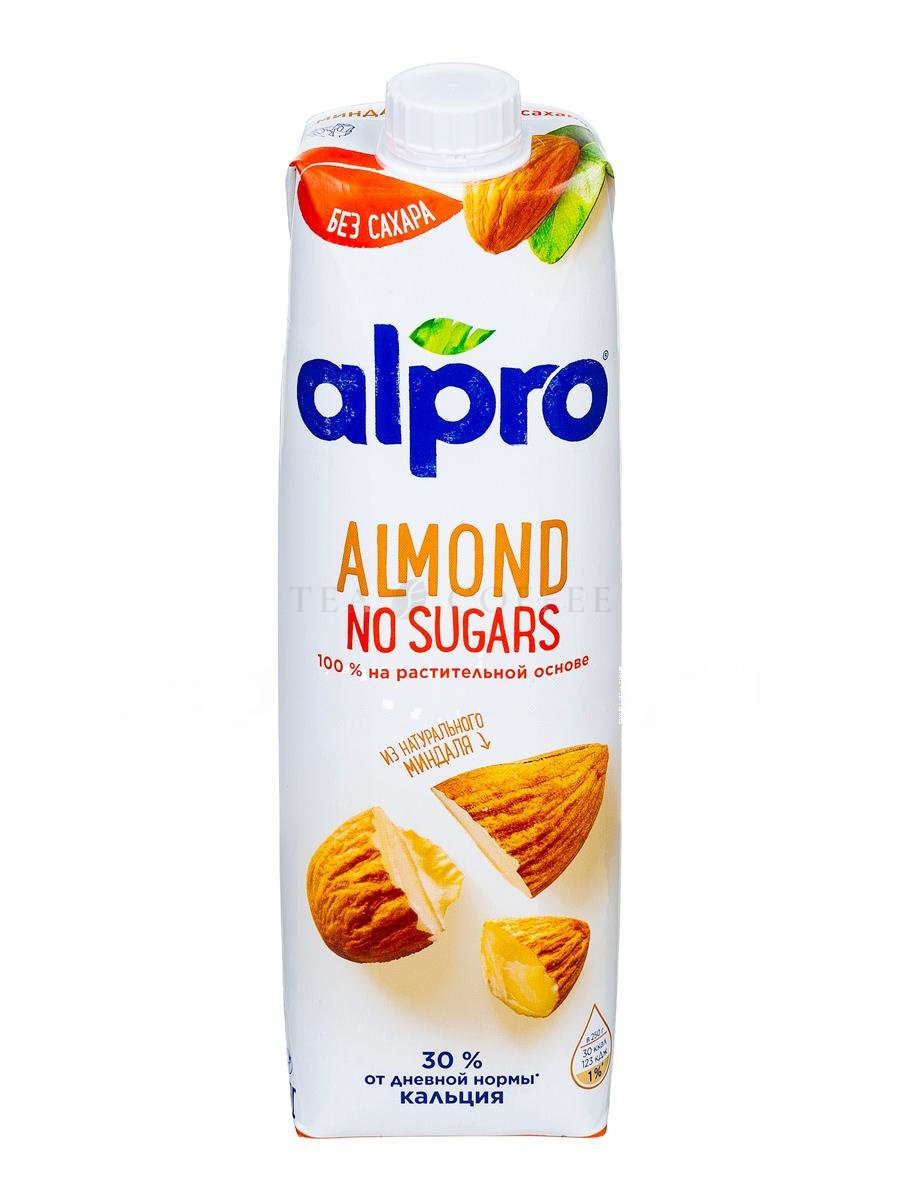 Alpro Напиток соевый со вкусом Миндаля без сахара 1 л