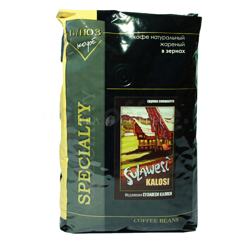 Кофе Блюз в зернах Sulawesi Kalosi 1 кг