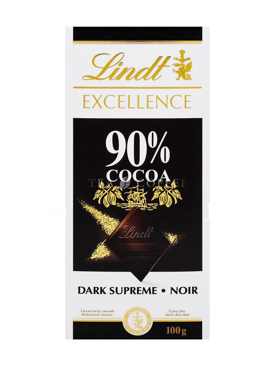 Плитка Lindt Excellence Горький 90% какао 100 г (404828)