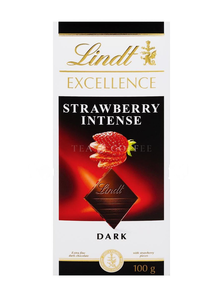 Плитка Lindt Excellence Темный с клубникой плитка 100 г (27765)