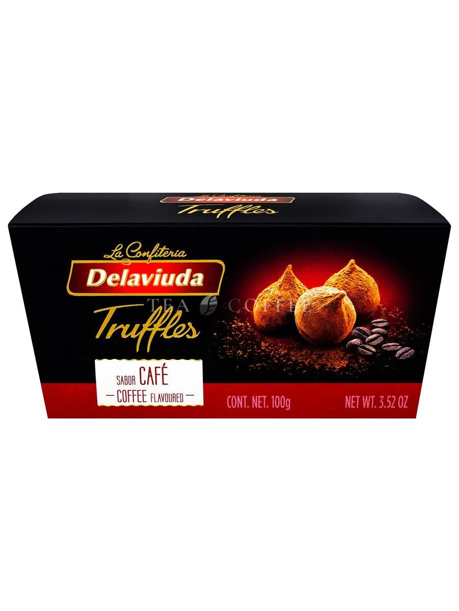 Delaviuda Шоколадные конфеты трюфели со вкусом кофе 100 гр