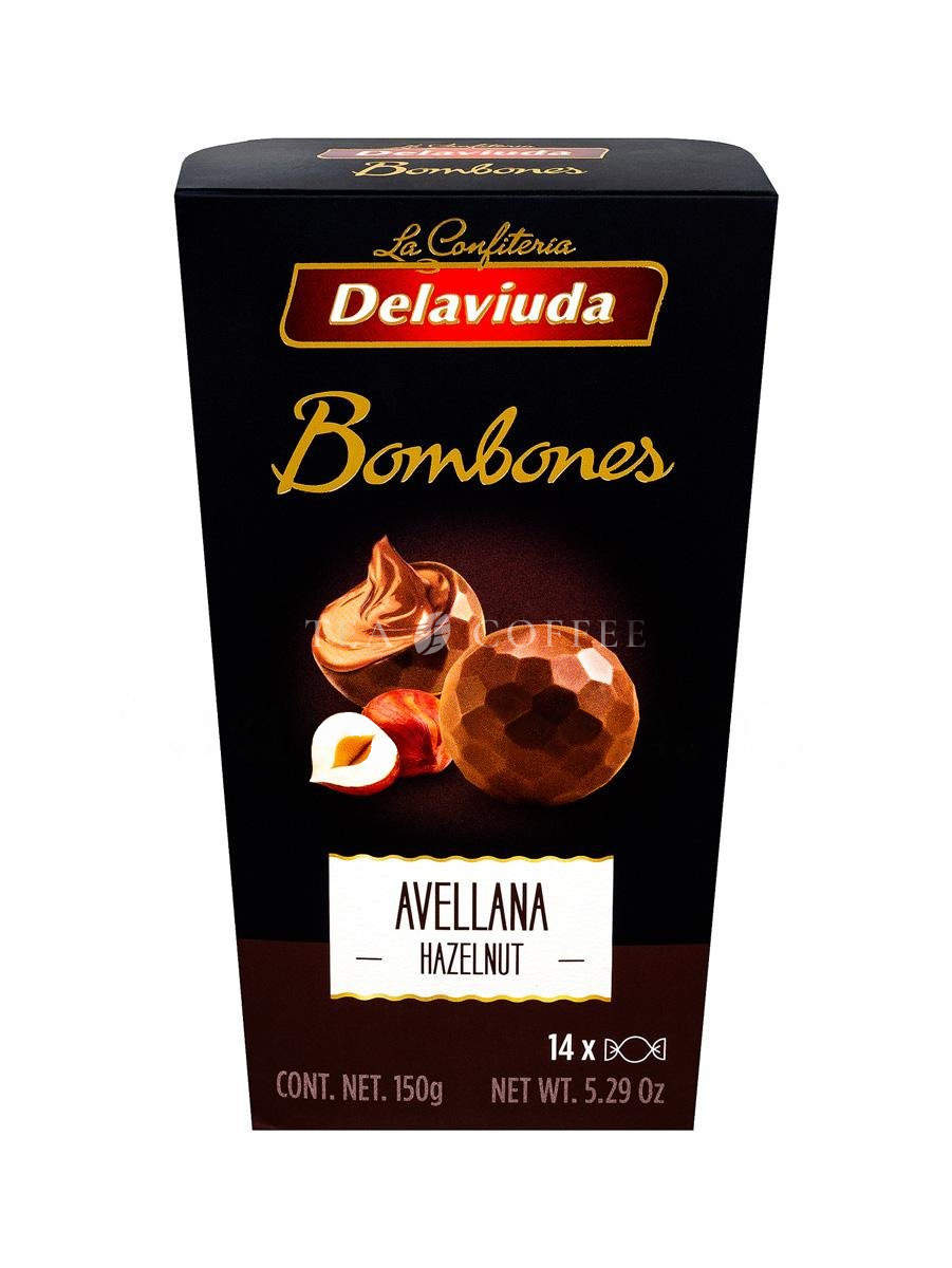 Delaviuda Шоколадные конфеты с пралине из фундука (Avellana) 150 гр
