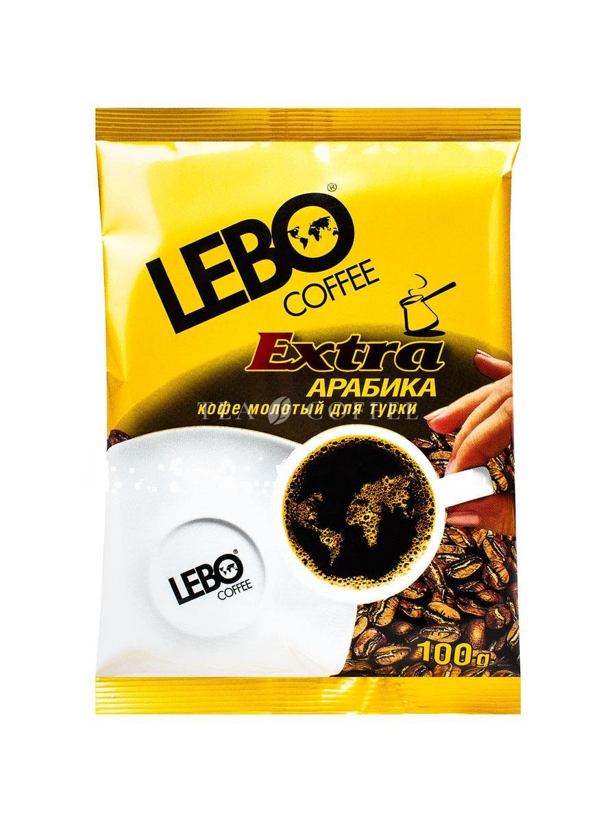Кофе Lebo молотый Extra для турки 100 гр