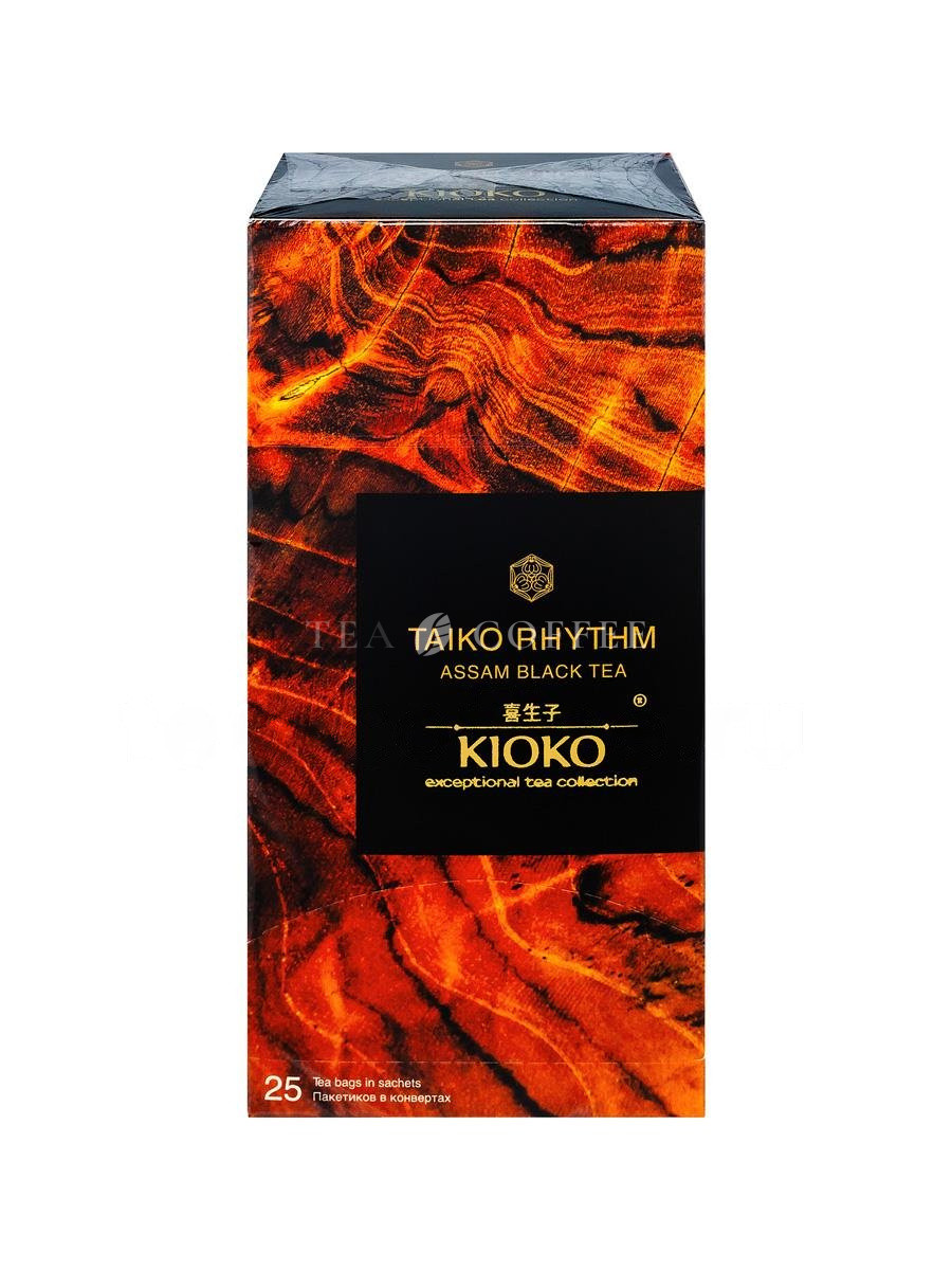 Чай Kioko Taiko Rhythm черный индийский в пакетиках 25 шт