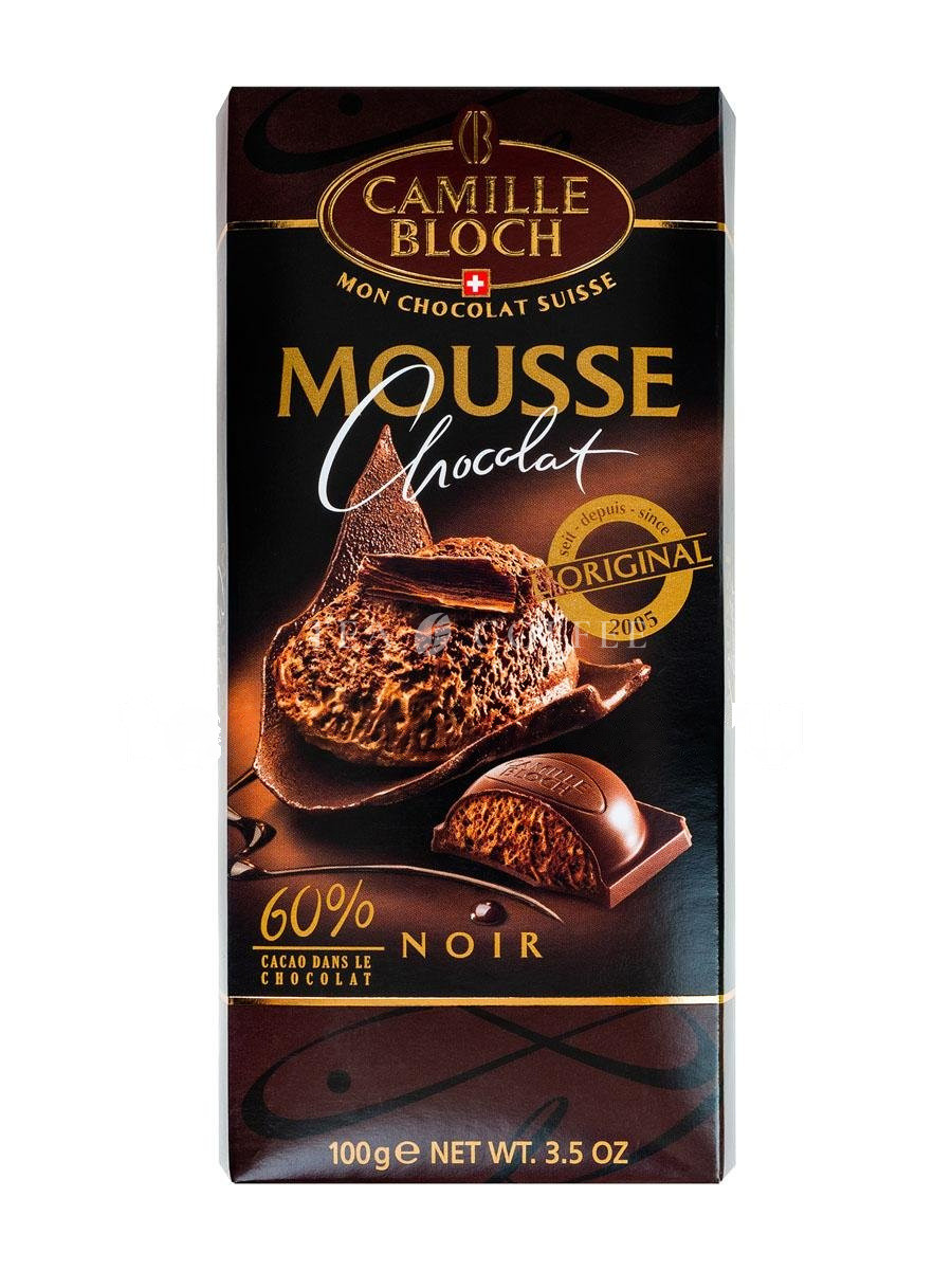 Camille Bloch Mousse Горький шоколад с начинкой из шоколадного мусса 100 г