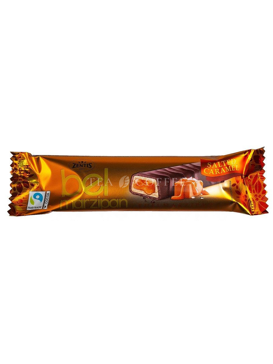 Zentis Belmarzipan Salted Caramel Батончик марципановый 40 г